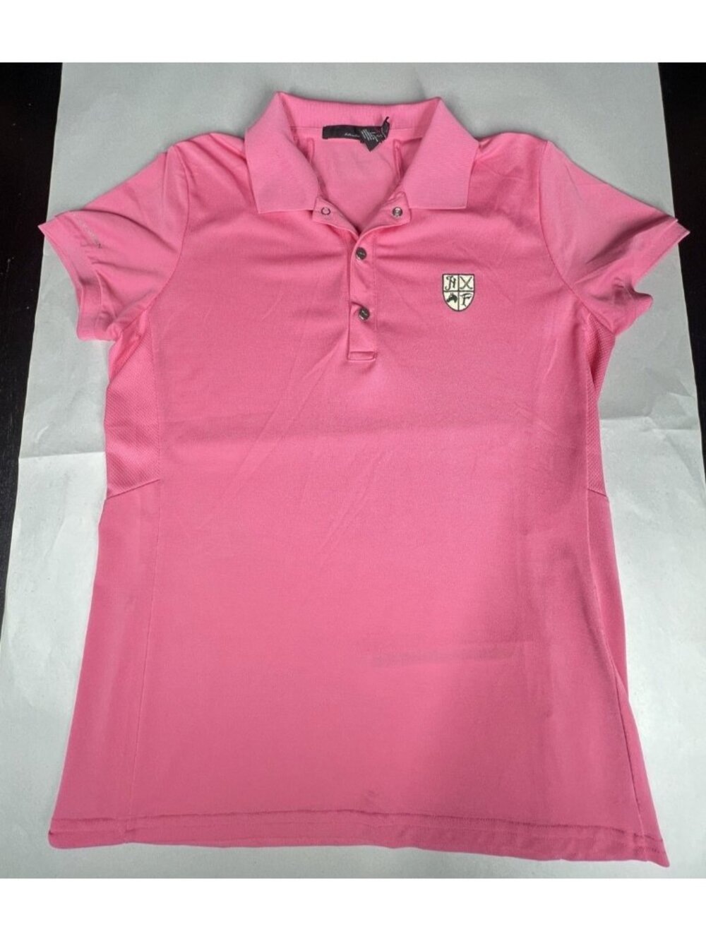 RLX Ralph Lauren Polo Shirt Medium Sassy Pink Classic Fit Golf